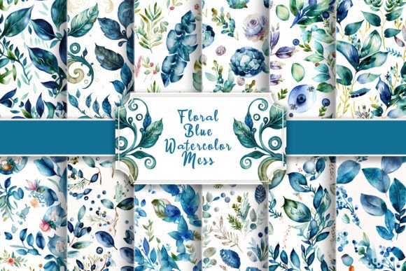Download Watercolor Floral Theme Artistic Mess - Floral theme Collection