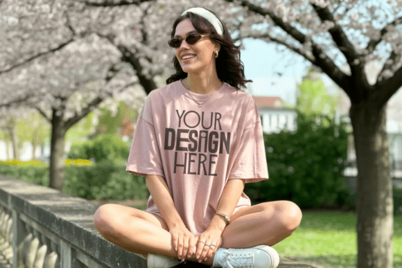 Download Comfort Colors 1717 Blossom T-Shirt Mock - Blossom Collection