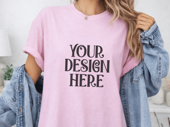 Download Comfort Colors C1717 Blossom Mockup - Premium Resources
