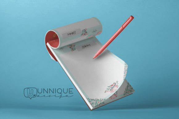 Download Notepad with Floral Theme - Floral theme Collection