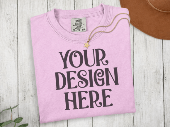 Download Blossom CC1717 Flat Lay T-shirt Mockup - Premium Resources